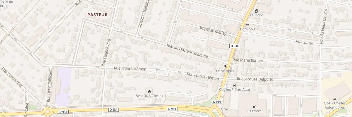 Plan du 13 Rue du Docteur Spadotto à Chelles