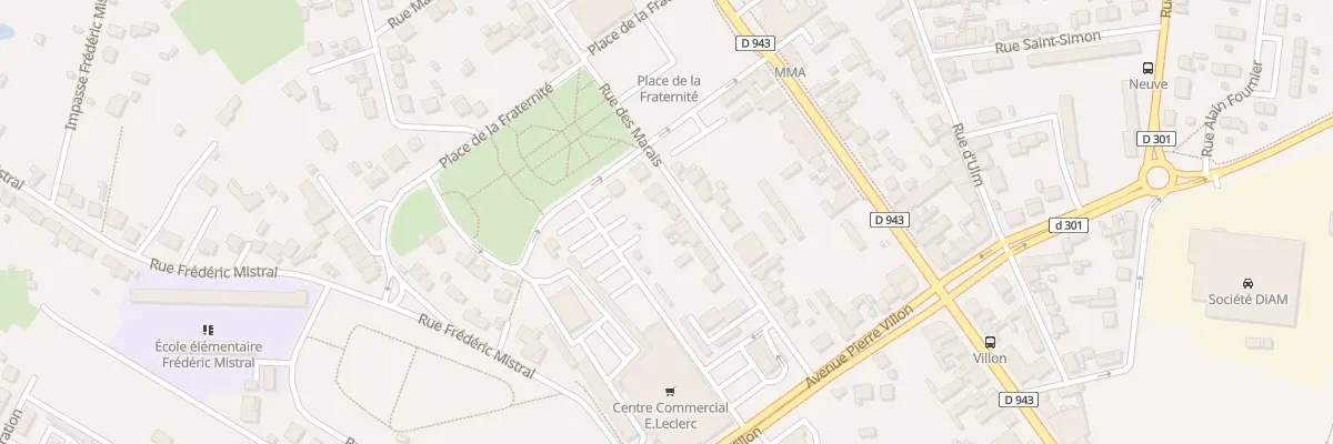 Plan du 21 Rue des Marais à Montluçon