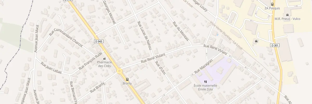 Plan du 64 Rue René Viviani à Montluçon