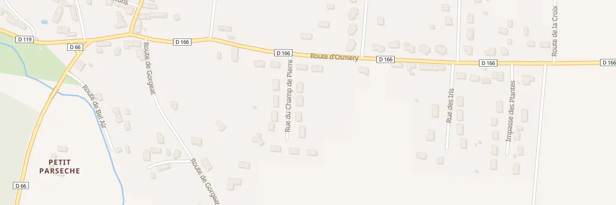 Plan du 1 Rue du Champ de Pierre à Vornay