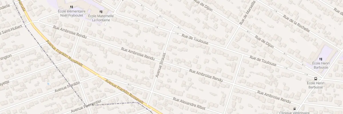 Plan du 84 Rue Ambroise Rendu à Mitry-Mory
