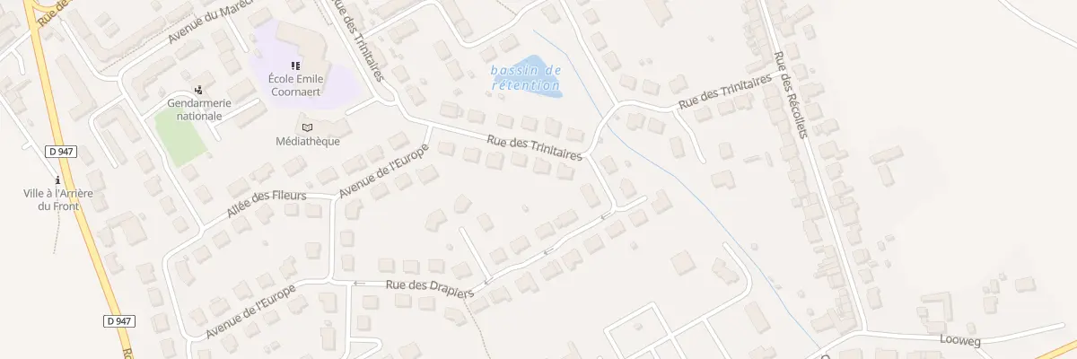 Plan du 29 Rue des Trinitaires à Hondschoote