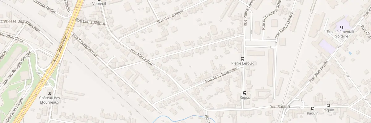 Plan du 33 Rue de la Septree à Montluçon