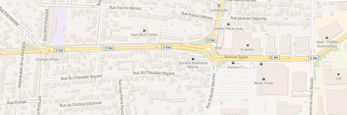 Plan du 88 Av du General de Gaulle à Chelles