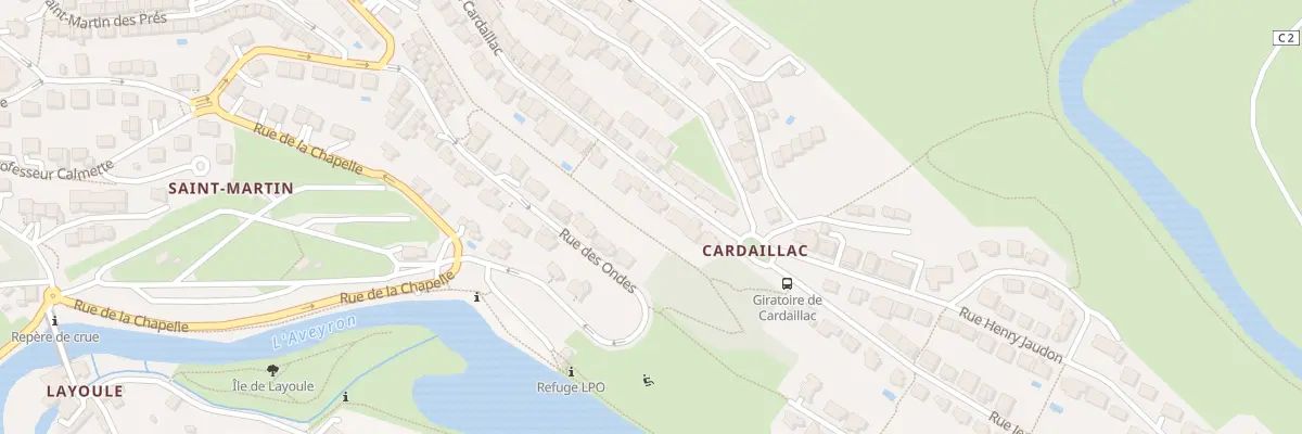 Plan du 34 Rue Cite Cardaillac à Rodez