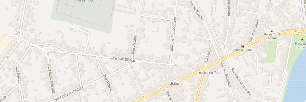 Plan du 22 Rue Jean Billaud à Montluçon