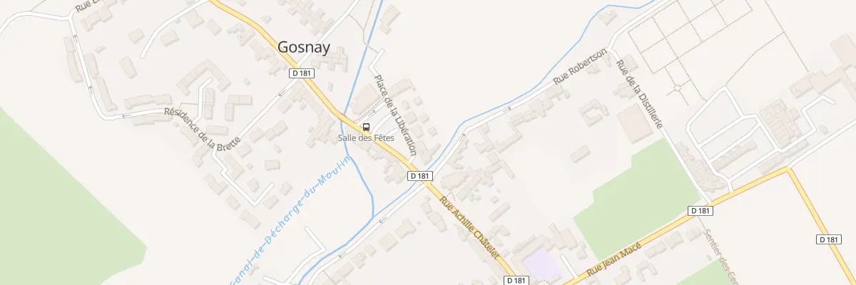 Plan du 4 Pl de la Libération à Gosnay