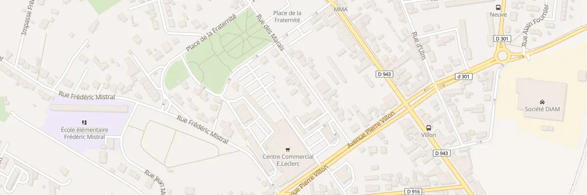 Plan du 15 Rue des Marais à Montluçon
