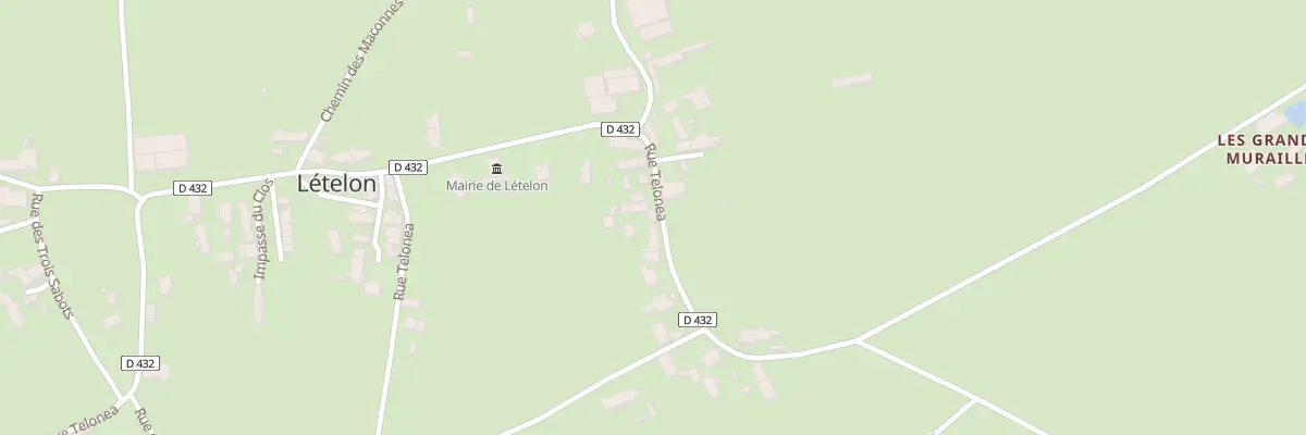 Plan du 42 Rue Telonea à Lételon
