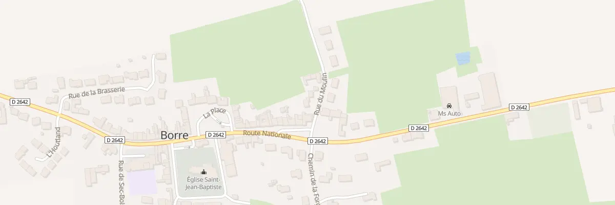Plan du 49 Rue du Moulin à Borre