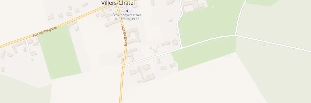 Plan du 99 Rue du Bois à Villers-Châtel