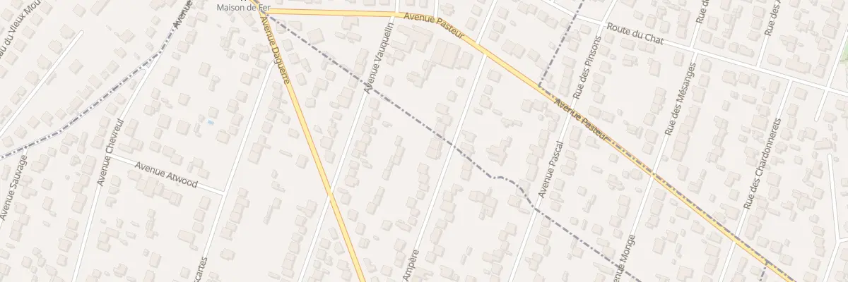 Plan du 97 Av Ampère à Montfermeil
