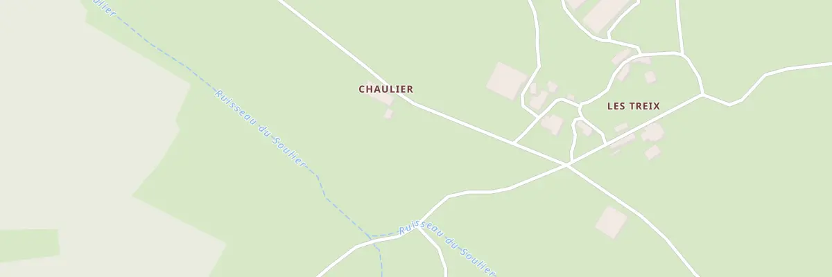 Plan du 1 Chaulier à Charron