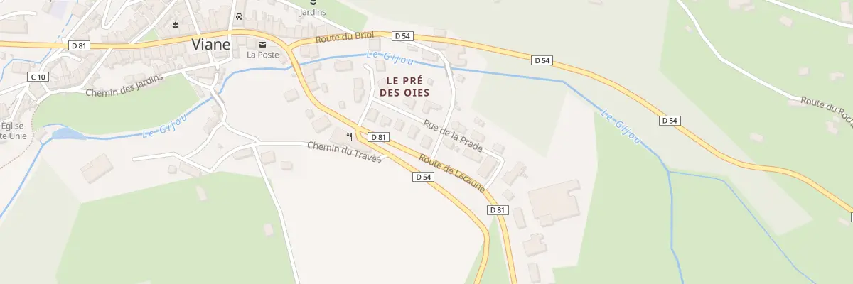 Plan du 1 Che du Moulin à Viane