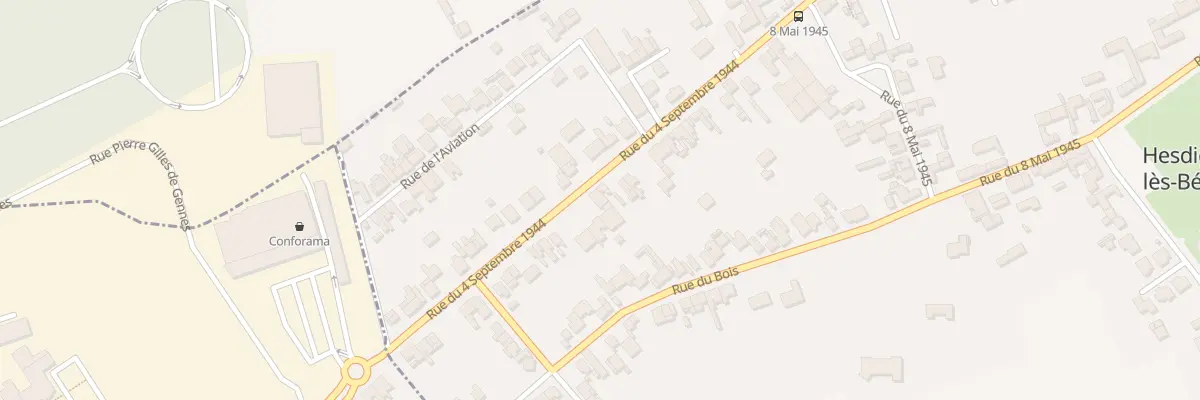 Plan du 38B Rue du 4 Septembre 1944 à Hesdigneul-lès-Béthune