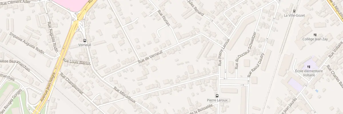 Plan du 23 Rue de Verneuil à Montluçon