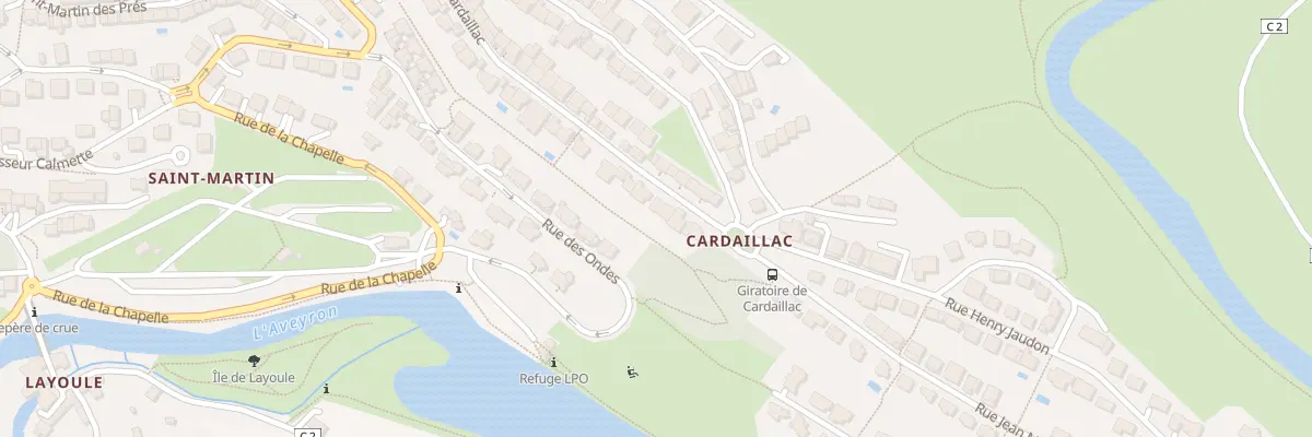 Plan du 36 Rue Cite Cardaillac à Rodez