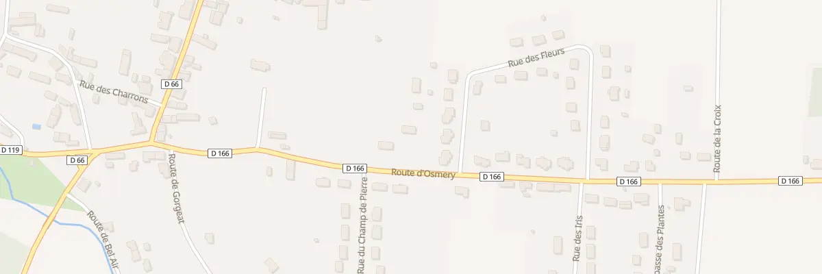 Plan du 13 Rte d’Osmery à Vornay
