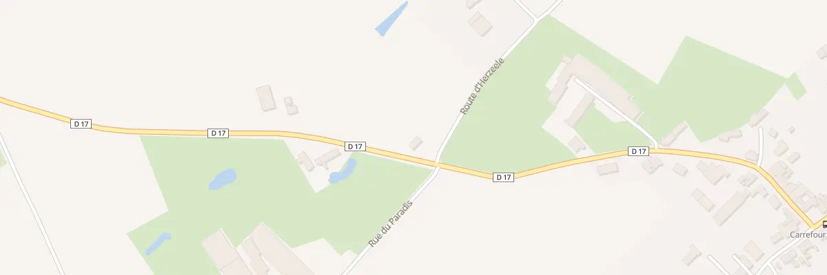 Plan du 30 Rte d’Herzeele à Houtkerque