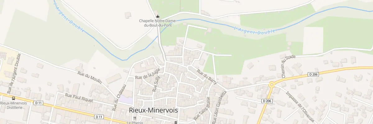 Plan du 13 Rue du Barry à Rieux-Minervois
