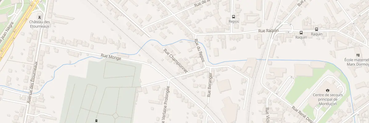 Plan du 6 Rue Championnet à Montluçon