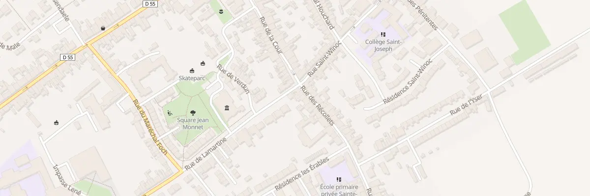 Plan du 4 Rue des Récollets à Hondschoote