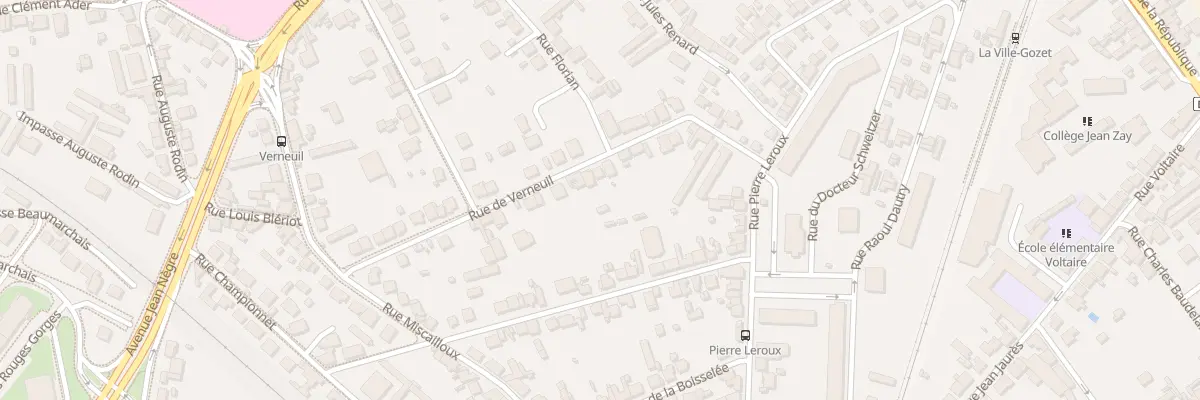 Plan du 21 Rue de Verneuil à Montluçon