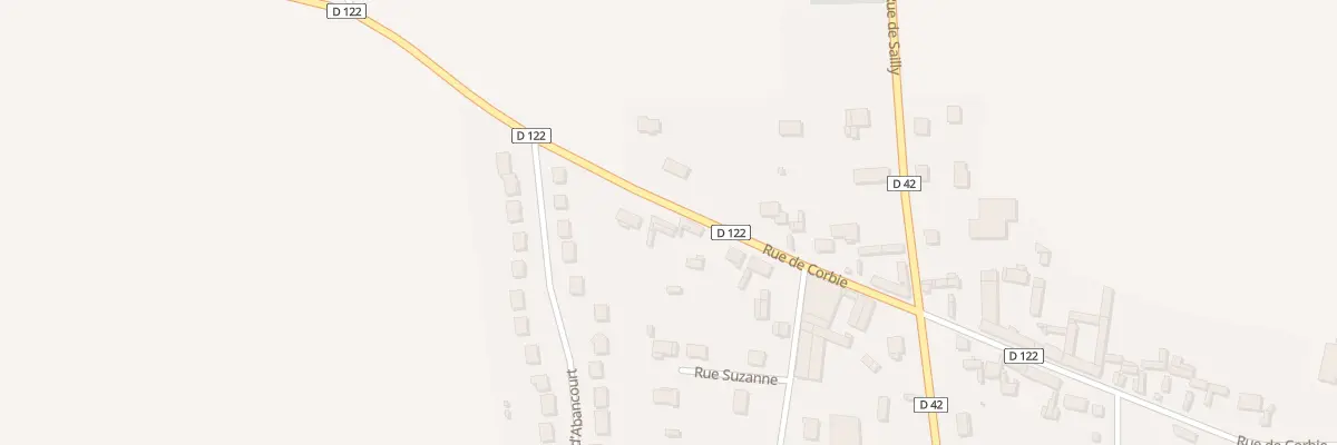 Plan du 38 Rue de Corbie à Lamotte-Warfusée