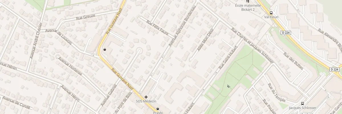 Plan du 14 Rue Alphonse Bordereau à Chelles