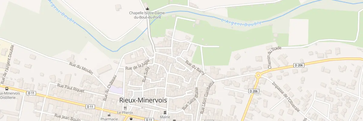 Plan du 22 Rue du Barry à Rieux-Minervois