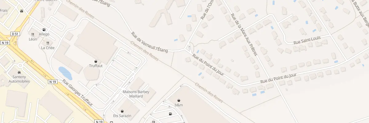 Plan du 2 Rue du Point du Jour à Servon