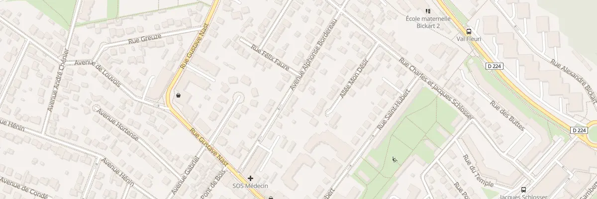 Plan du 16 Rue Alphonse Bordereau à Chelles