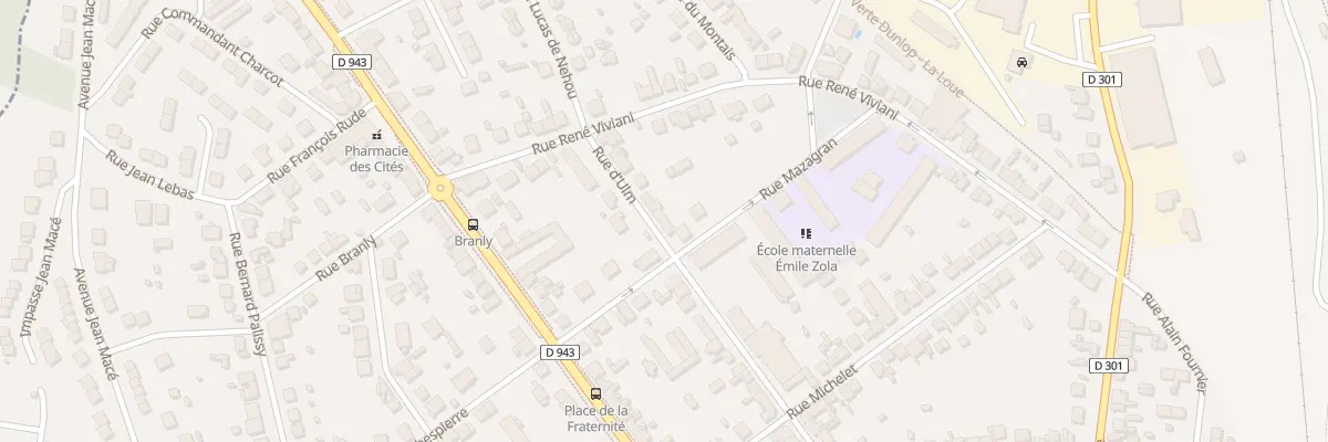 Plan du 94B Rue d’Ulm à Montluçon