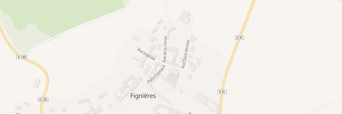 Plan du 4 Rue de la Cense à Fignières
