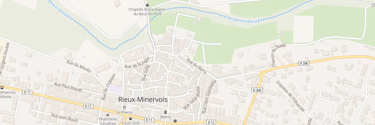 Plan du 30 Rue du Barry à Rieux-Minervois