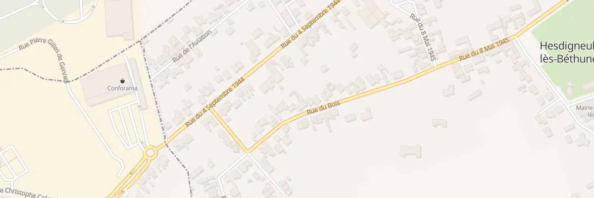 Plan du 29 Rue du Bois à Hesdigneul-lès-Béthune