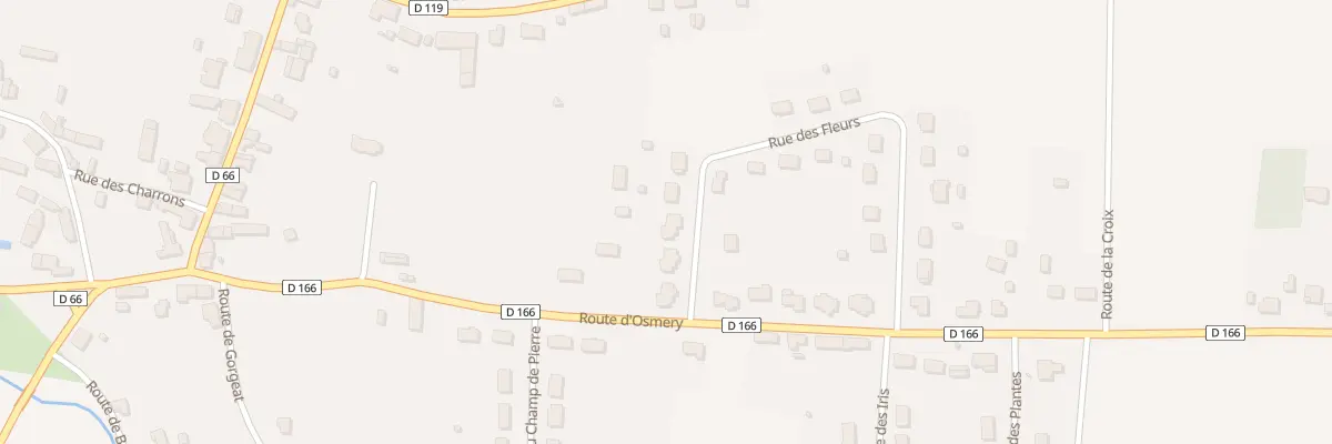 Plan du 11 Rue des Fleurs à Vornay