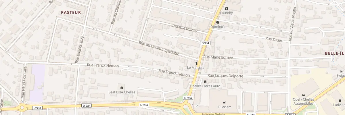 Plan du 7 Rue du Docteur Spadotto à Chelles