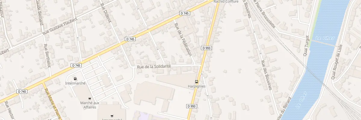 Plan du 8B Rue de la Solidarite à Montluçon