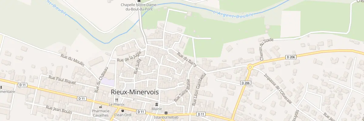 Plan du 330 Le Village à Rieux-Minervois
