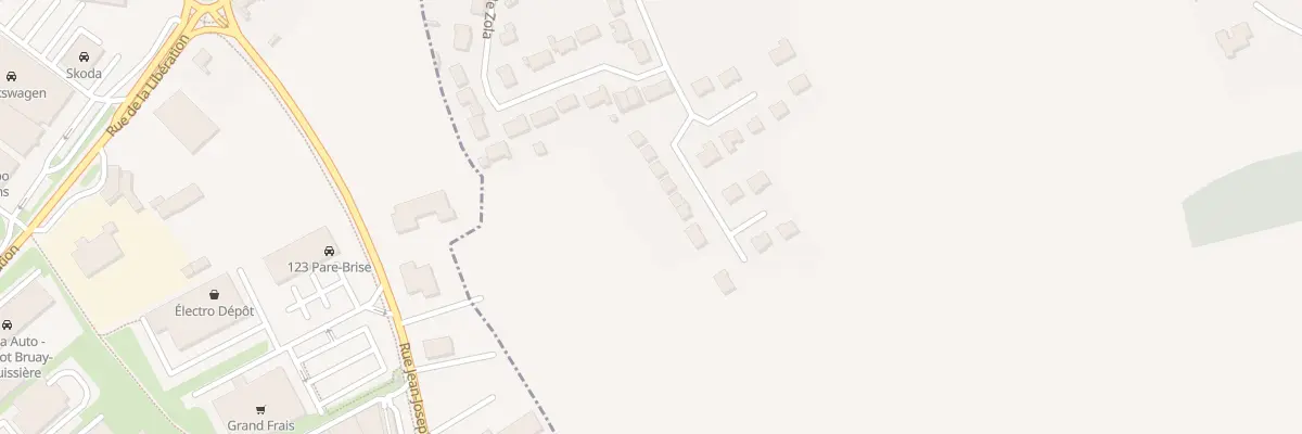 Plan du 10 All Champêtre à Hesdigneul-lès-Béthune