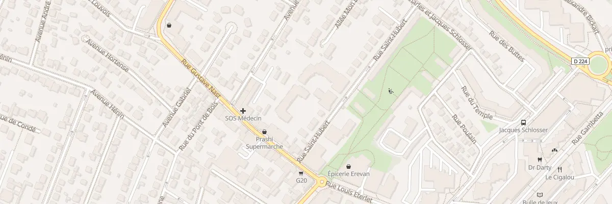 Plan du 10 Rue Gustave Nast à Chelles