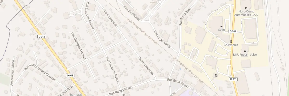 Plan du 22 Rue du Montais à Montluçon