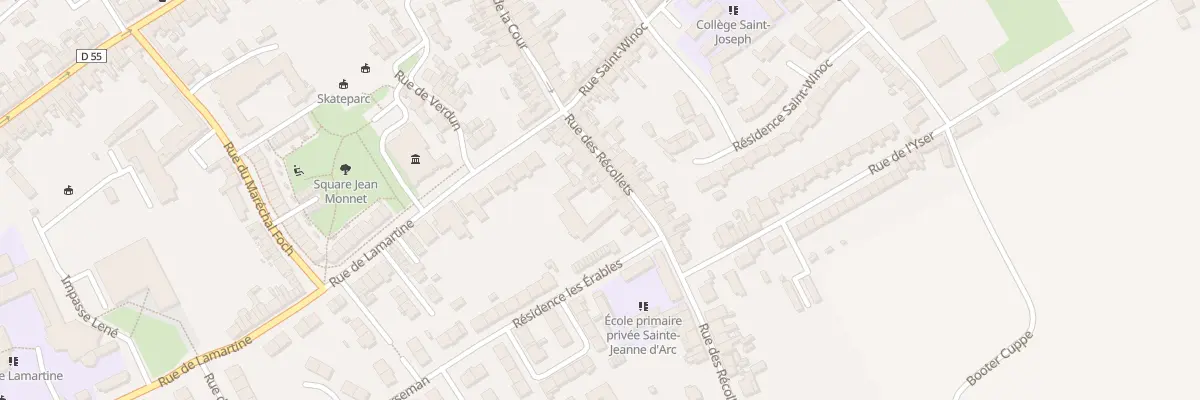 Plan du 18 Rue des Récollets à Hondschoote