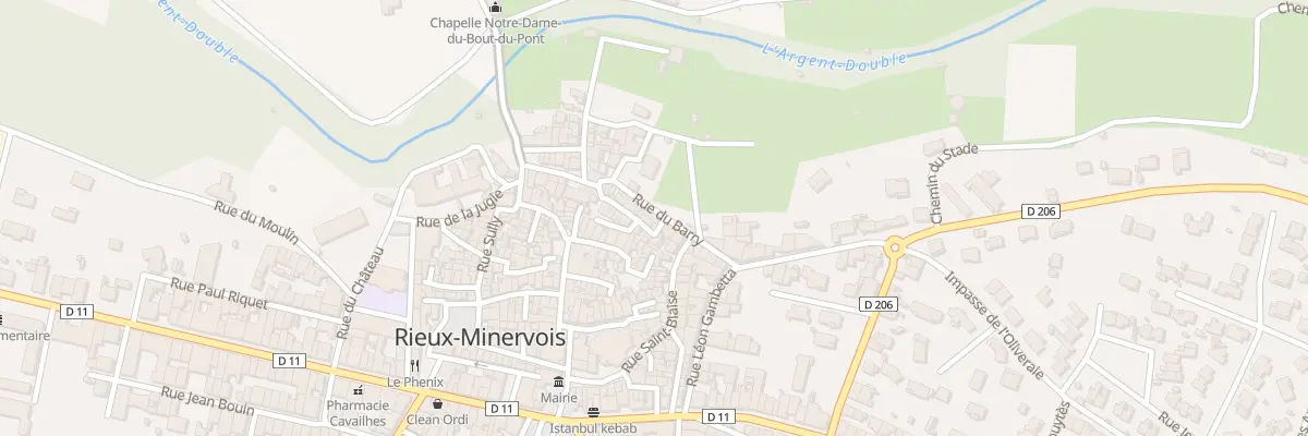 Plan du 36 Rue du Barry à Rieux-Minervois