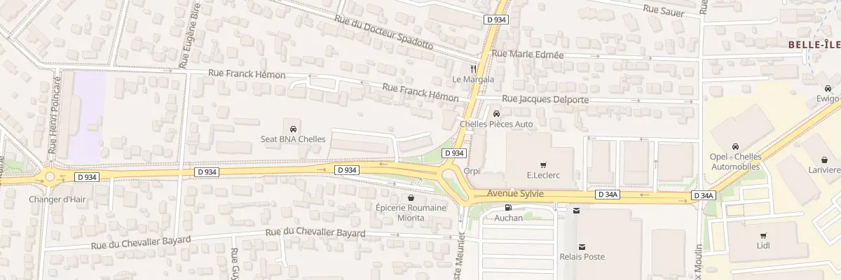 Plan du 87 Av du General de Gaulle à Chelles