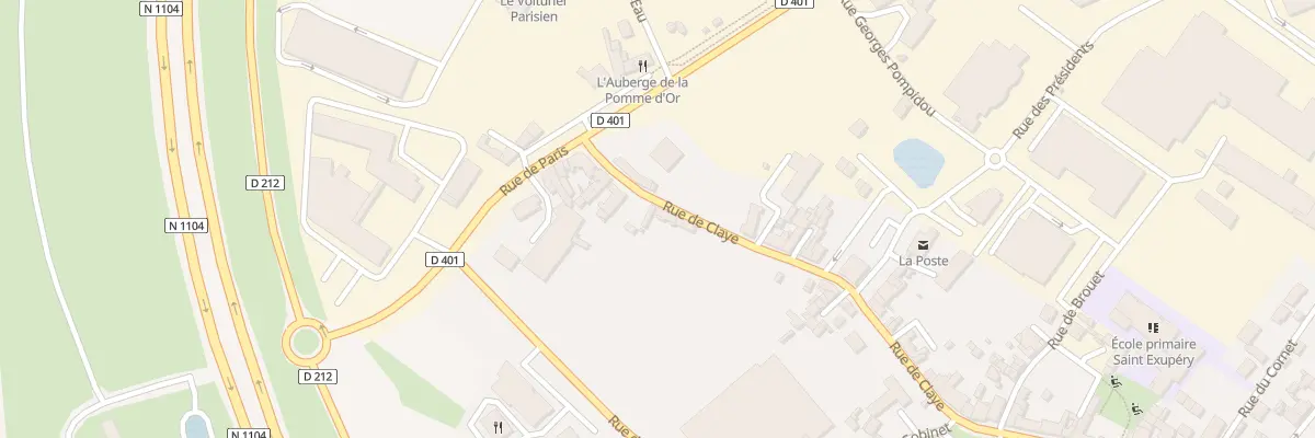 Plan du 16 Rue de Claye au Mesnil-Amelot