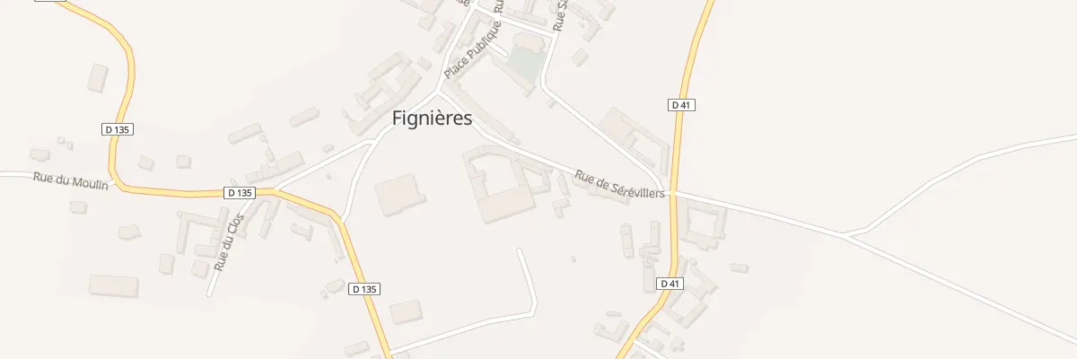 Plan du 4 Rue de Sérévillers à Fignières