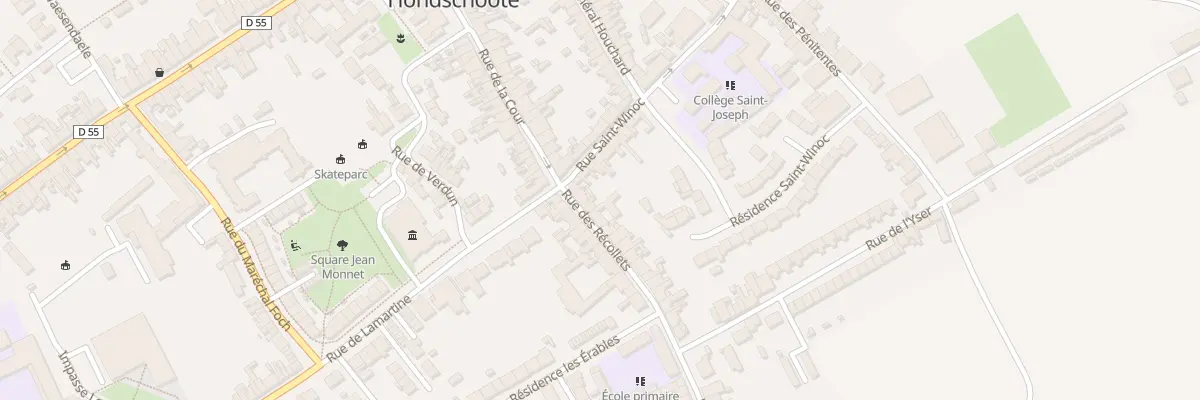 Plan du 5 Rue des Récollets à Hondschoote