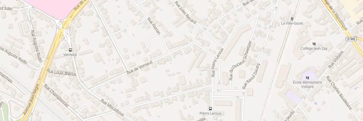 Plan du 13 Rue de Verneuil à Montluçon
